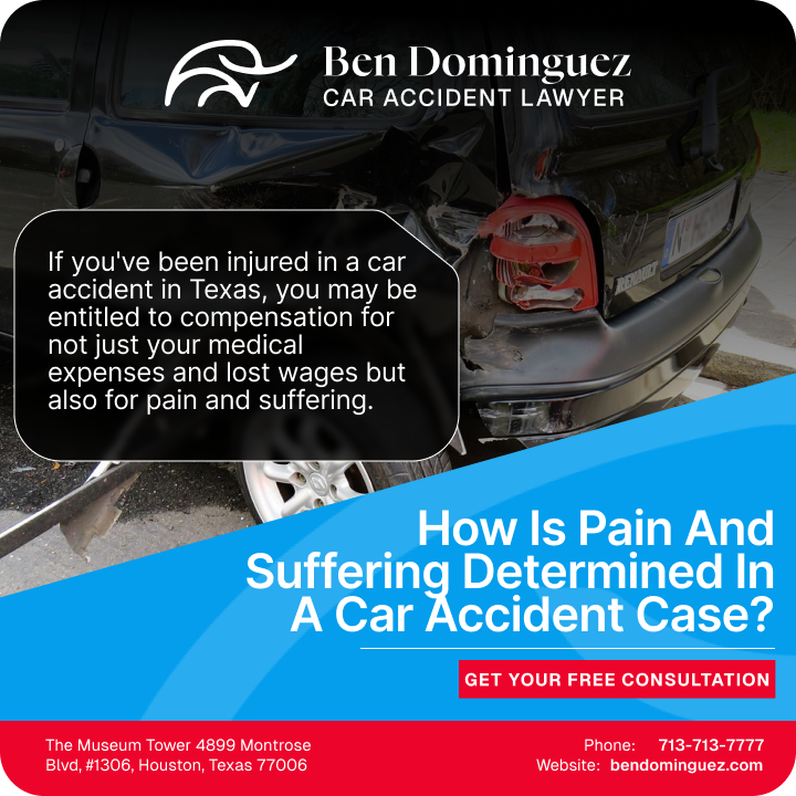 how is pain and suffering determined in a car accident case