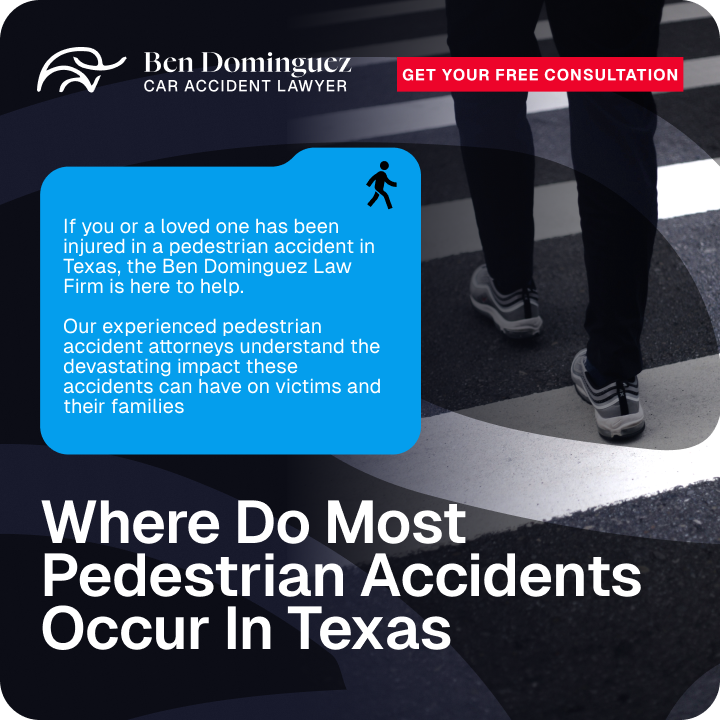 where do most pedestrian accidents occur in texas (1)